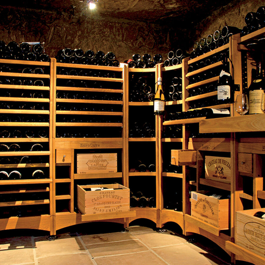 Rangement de cave à vin modulable en bois de chêne massif - Charme et solidité du bois - EuroCave Modulothèque